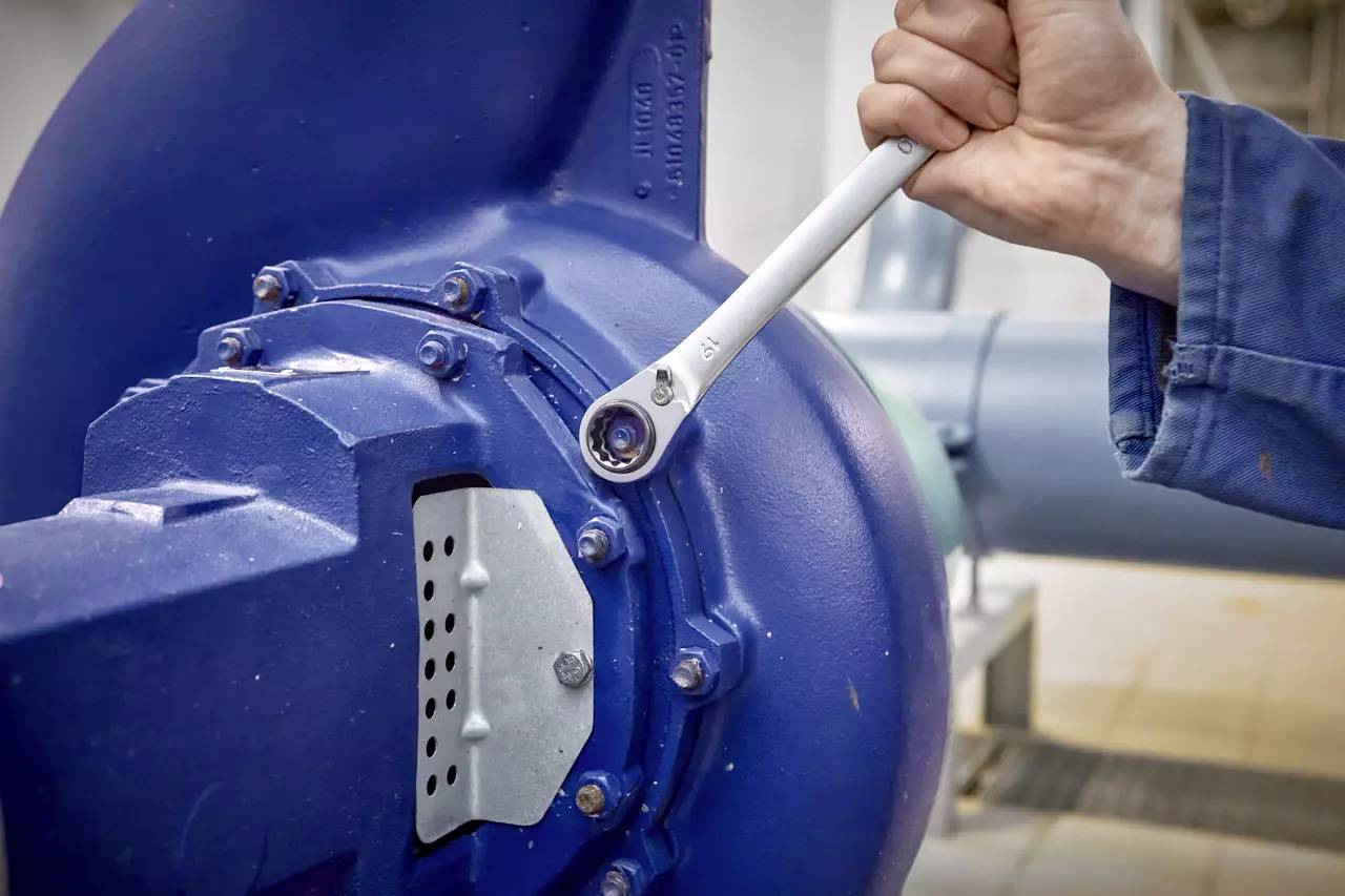 Wiha 45421 Doppel-Ringratschenschlüssel-Satz Schlüsselweite (Metrisch) 10 - 19mm