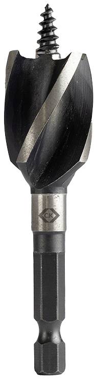 C.K T2945-25 Holz-Spiralbohrer 25mm Gesamtlänge 80mm 1St.
