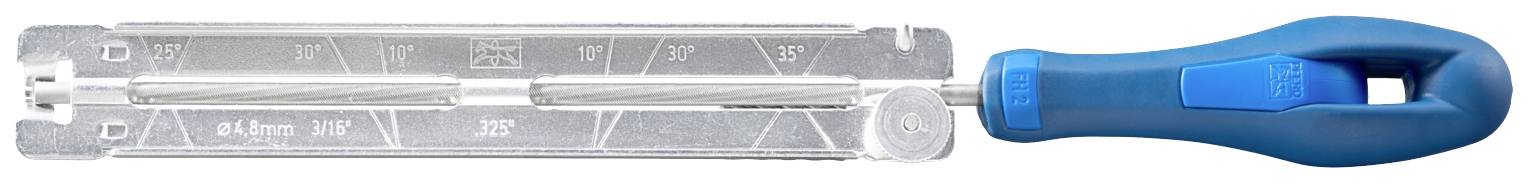 Ein blauer Drehmoment-Schlüssel mit einem klar ablesbaren Skalenbereich von 2 bis 10 Newtonmeter, geeignet für präzise Schraubarbeiten.