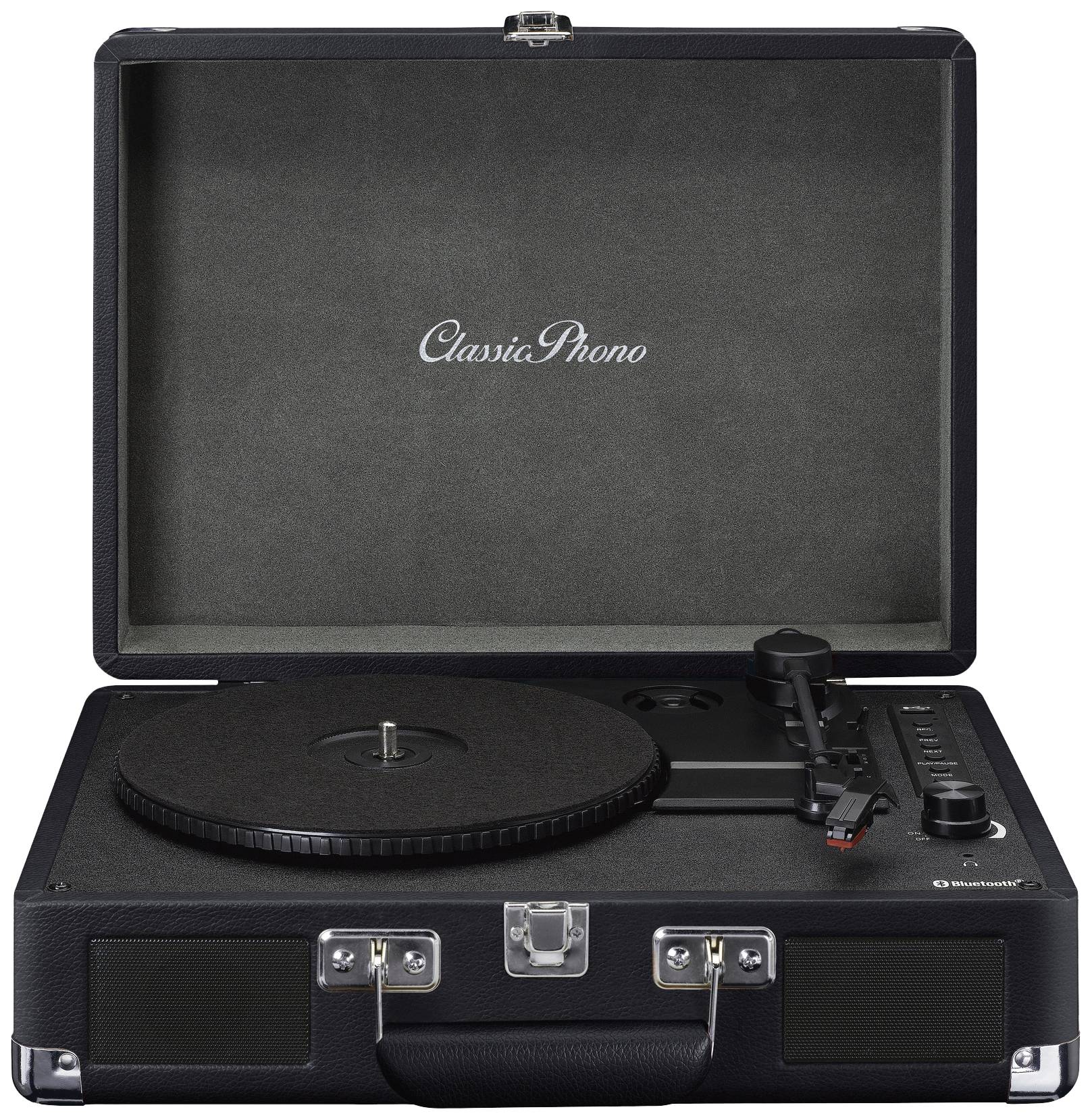 Lenco USB-Plattenspieler Riemenantrieb Schwarz