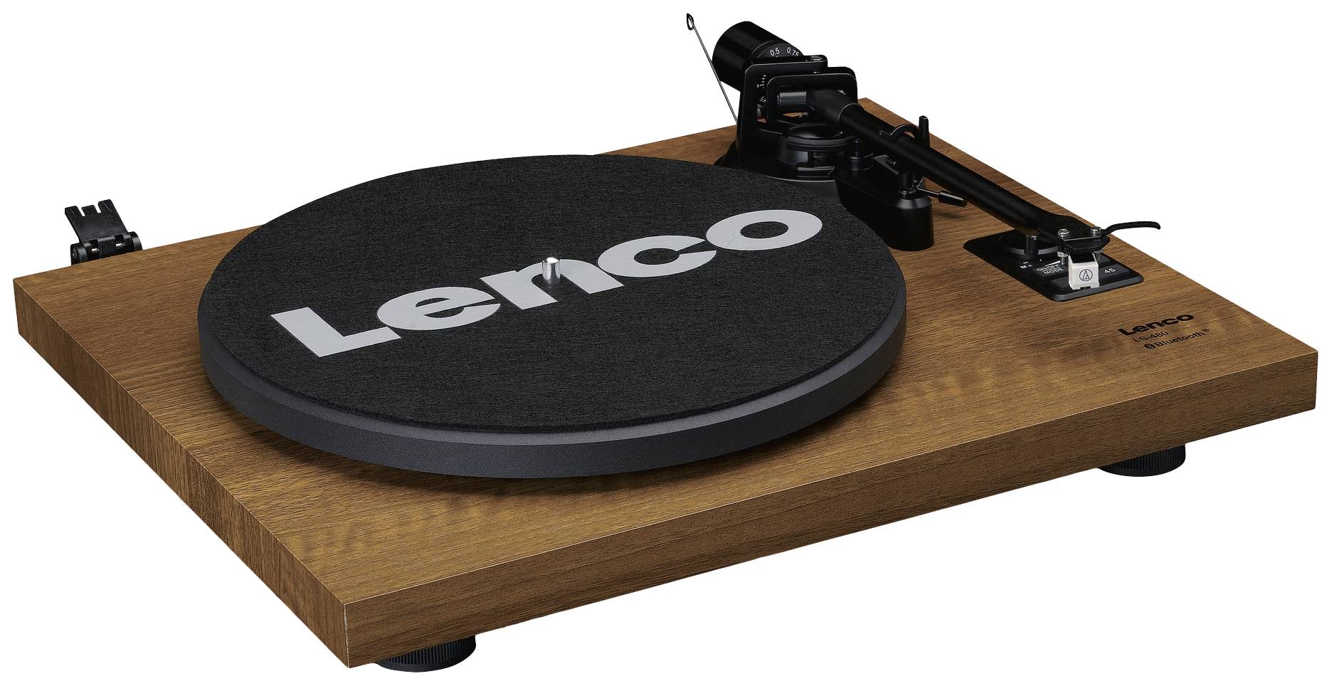 Lenco Plattenspieler Riemenantrieb Braun