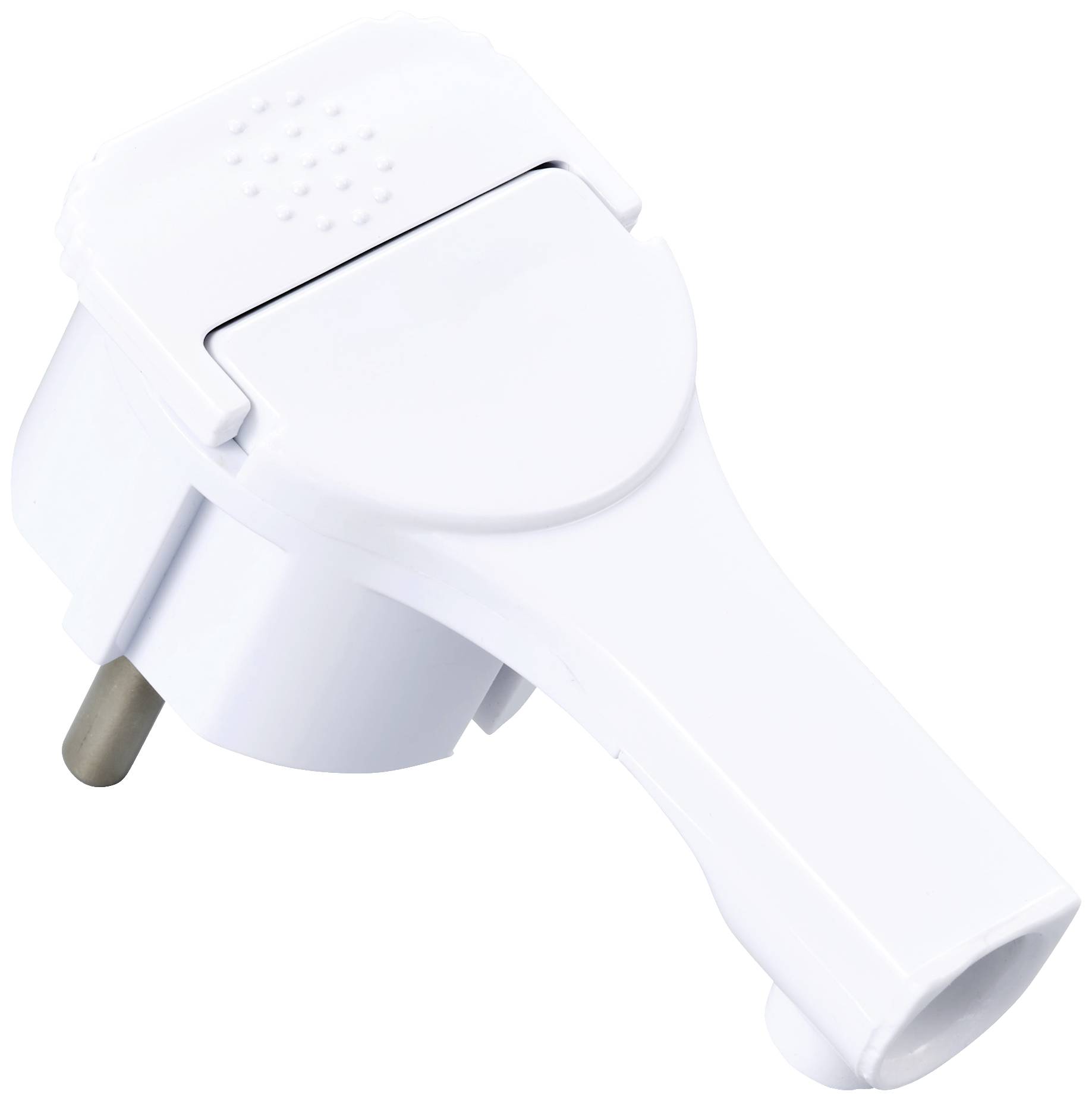 Sygonix SY-5598172 Schutzkontakt-Flachstecker Kunststoff 250 V/AC Weiß