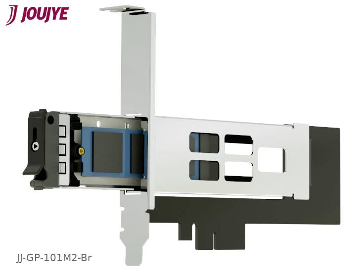 JouJye JJ-GP-101M2-Br 1 Port M.2 Controller PCIe x4 Passend für (SSD): 2230, 2242, 2260, 2280 inkl. Low-Profile Slotblech