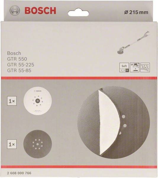 Bosch Accessories 2608000766 Stützteller-Set, mittelhart, 215mm Durchmesser 215mm