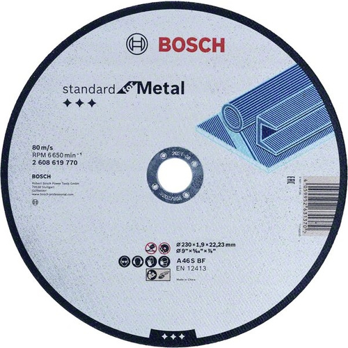 Bosch Accessories Standard for Metal 2608619769 Trennscheibe gerade 180mm Metall