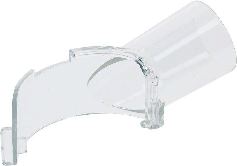 Plastikaufsatz für Haarschneider, transparent, gebogene Form.