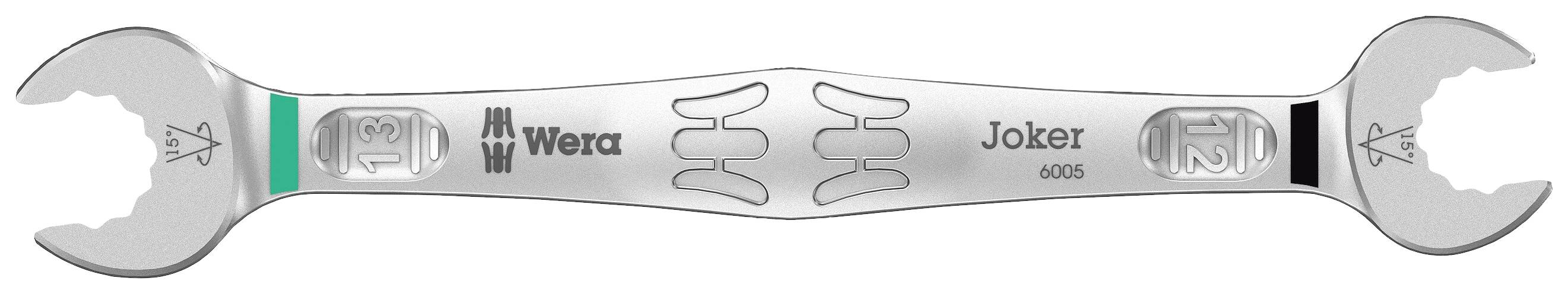 Wera 05020313001 6005 Joker Double Doppel-Maulschlüssel 1 Stück Schlüsselweite (Metrisch) 12 - 13 mm
