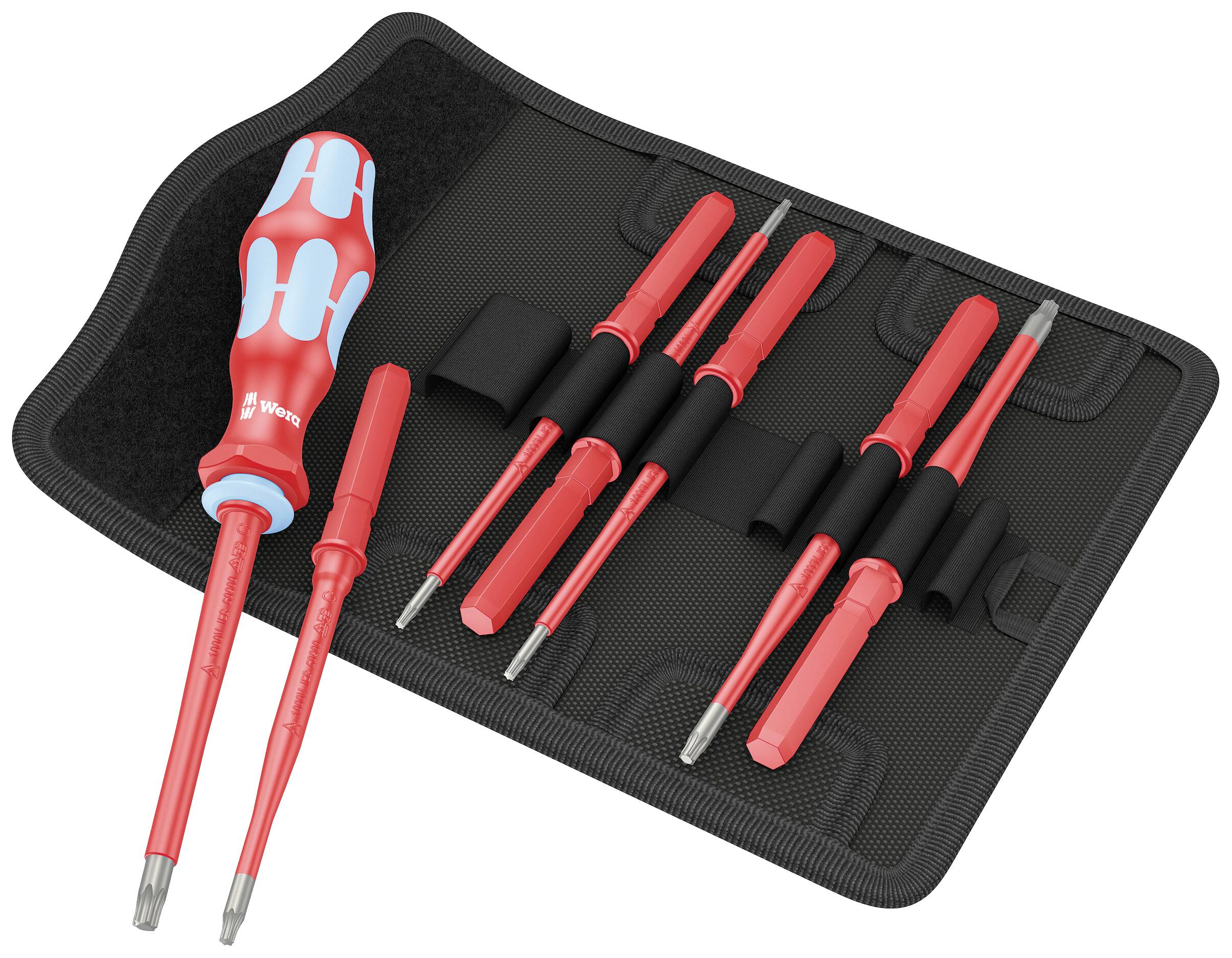 Wera Kraftform Kompakt VDE Stainless 8 extra slim 1 Schraubendreher-Set 8teilig TORX