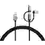 Varta USB cable USB-A plug, USB Micro-B plug, USB-C® plug, Apple Lightning plug 2.00 m 57937101111