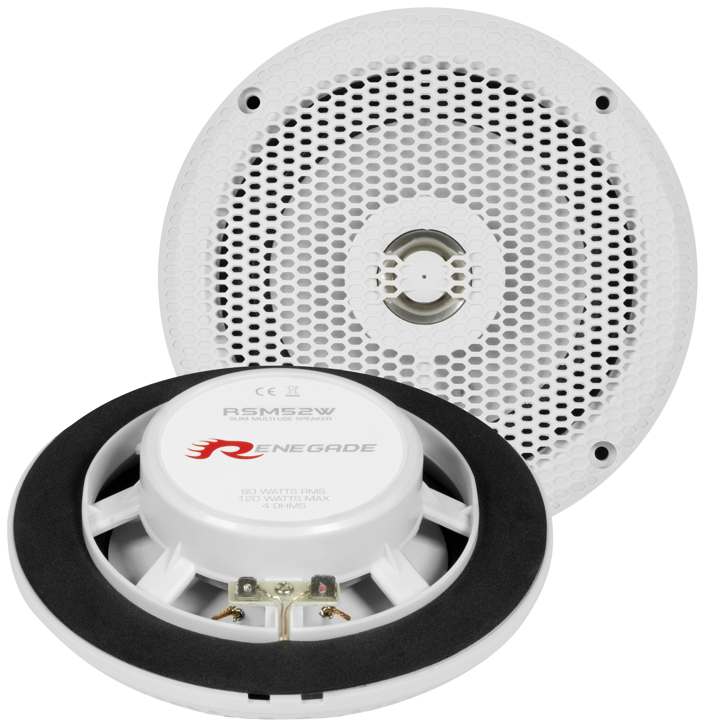 Renegade RSM52W 2-Wege Einbau-Lautsprecher 120W Inhalt: 1St.