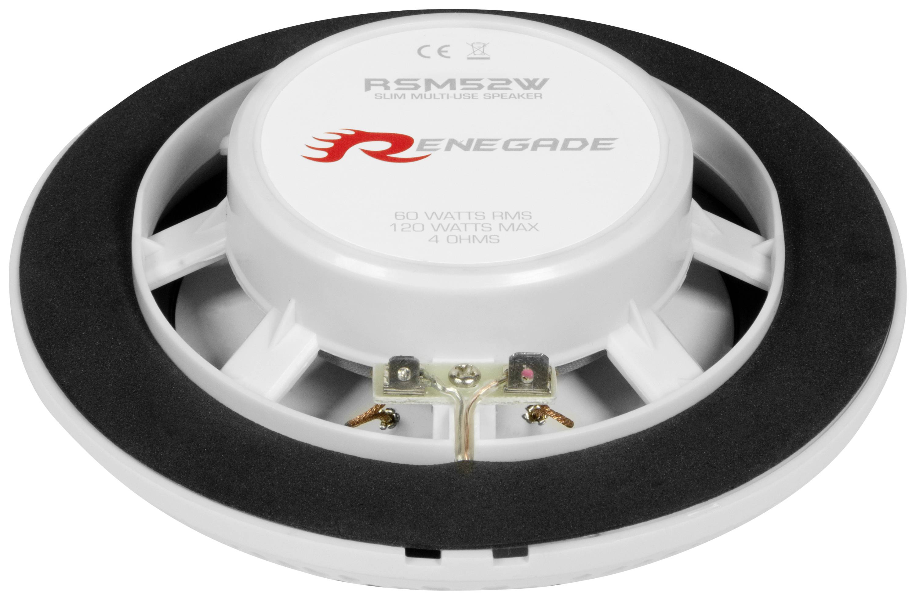 Renegade RSM52W 2-Wege Einbau-Lautsprecher 120W Inhalt: 1St.