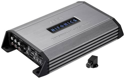 Hifonics ZXR900/4 4-Kanal Endstufe 900W Lautstärke-/Bass-/Höhen-Regelung Passend für (Auto-Marke)