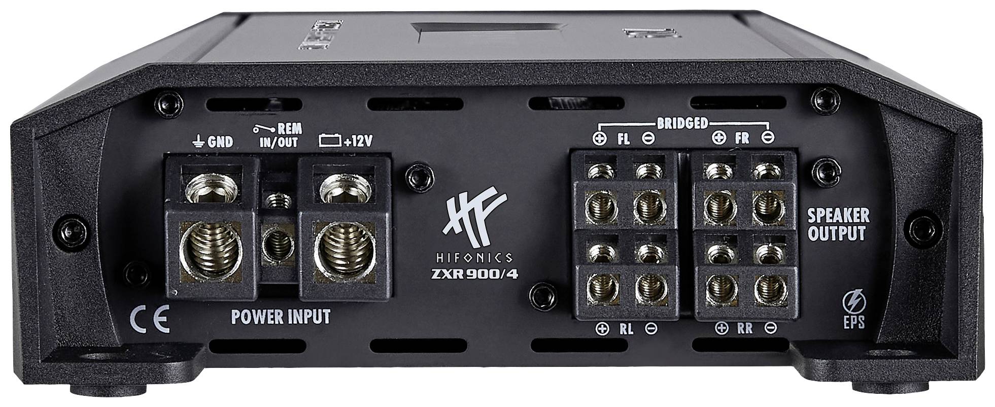 Hifonics ZXR900/4 4-Kanal Endstufe 900 W Lautstärke-/Bass-/Höhen-Regelung Passend für (Auto-Marke): Universal