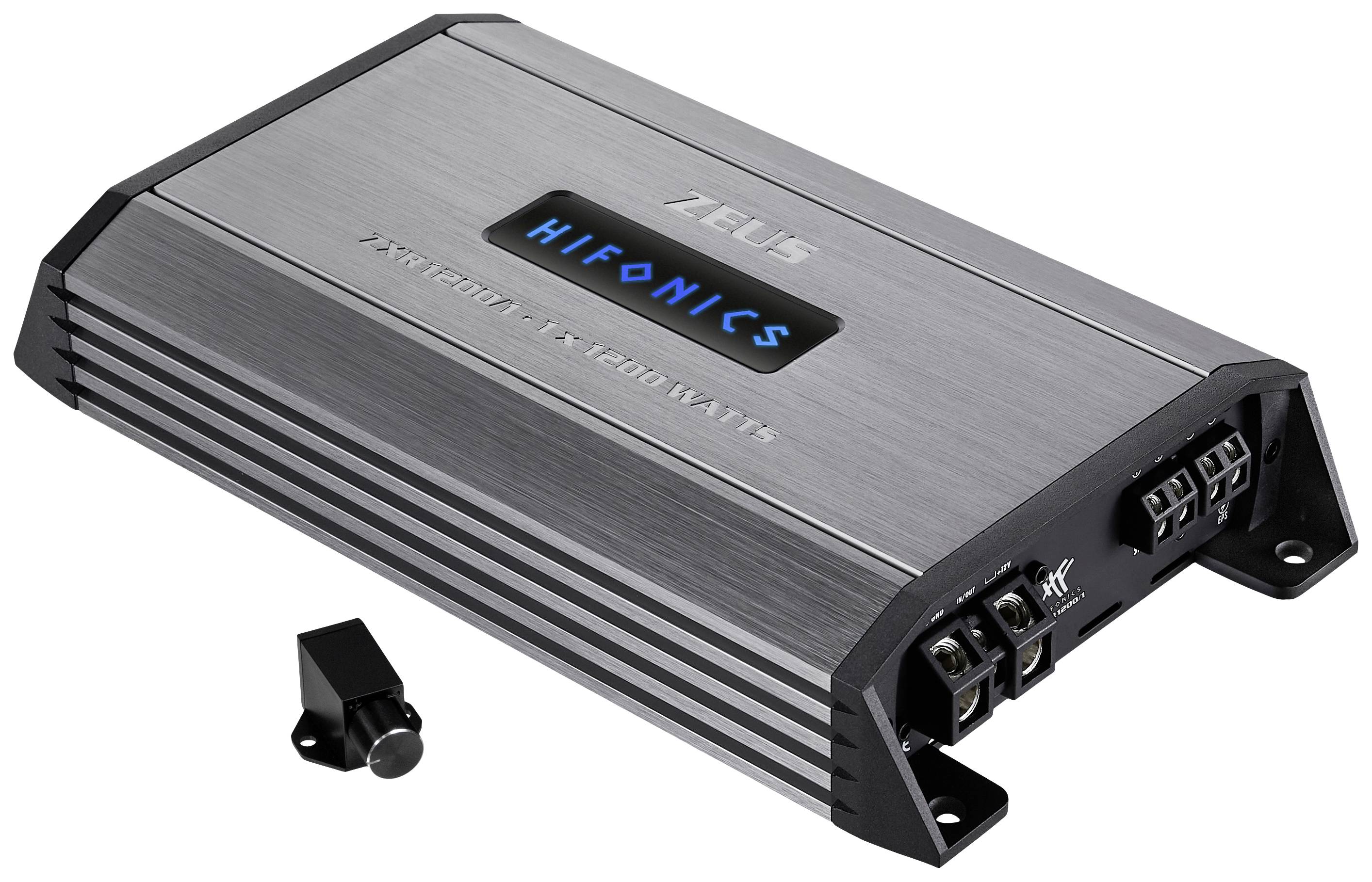 Hifonics ZXR1200/5 5-Kanal Endstufe 1200 W Lautstärke-/Bass-/Höhen-Regelung Passend für (Auto-Marke): Universal