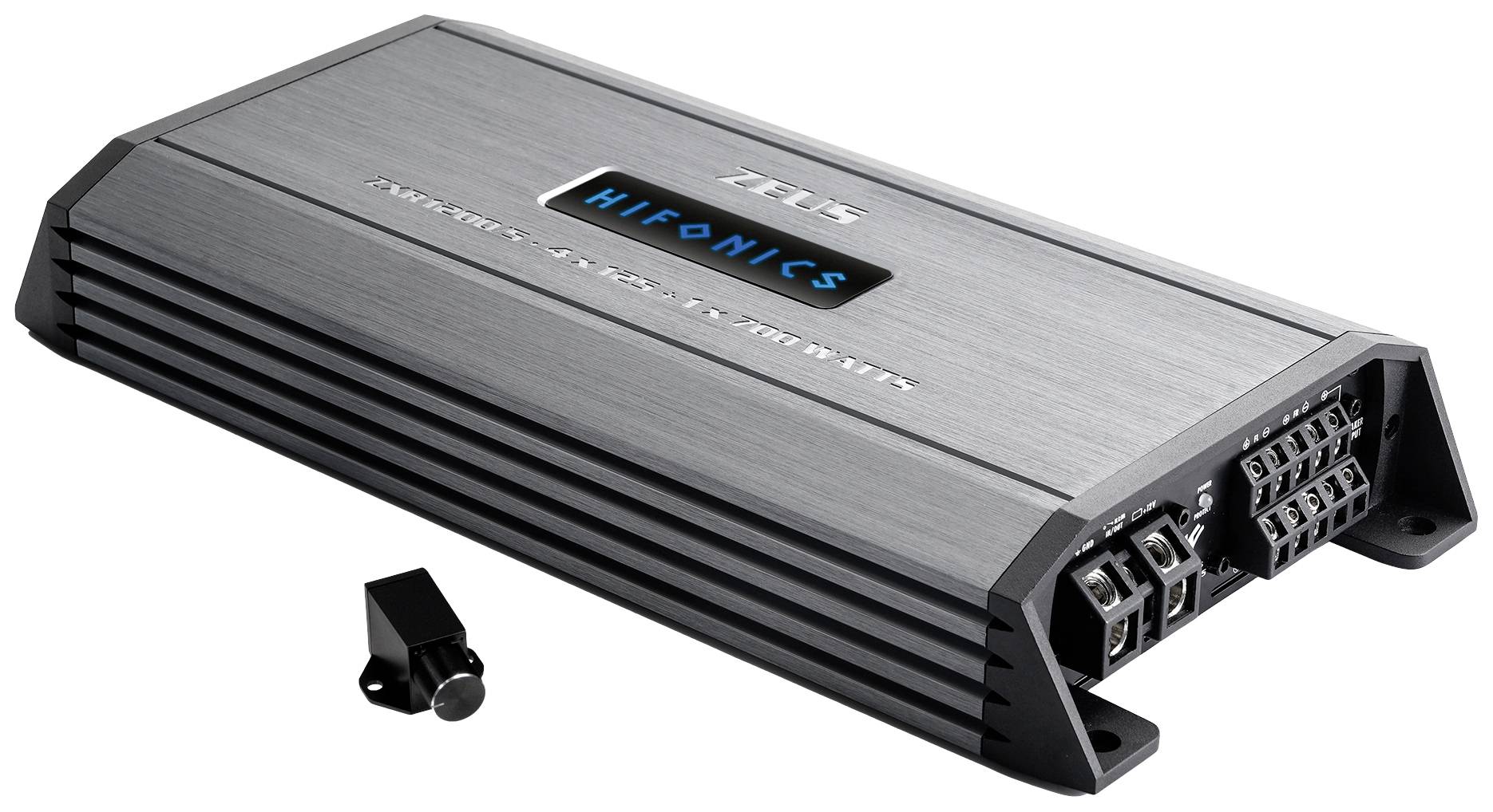 Hifonics ZXR1200/5 5-Kanal Endstufe 1200 W Lautstärke-/Bass-/Höhen-Regelung Passend für (Auto-Marke): Universal