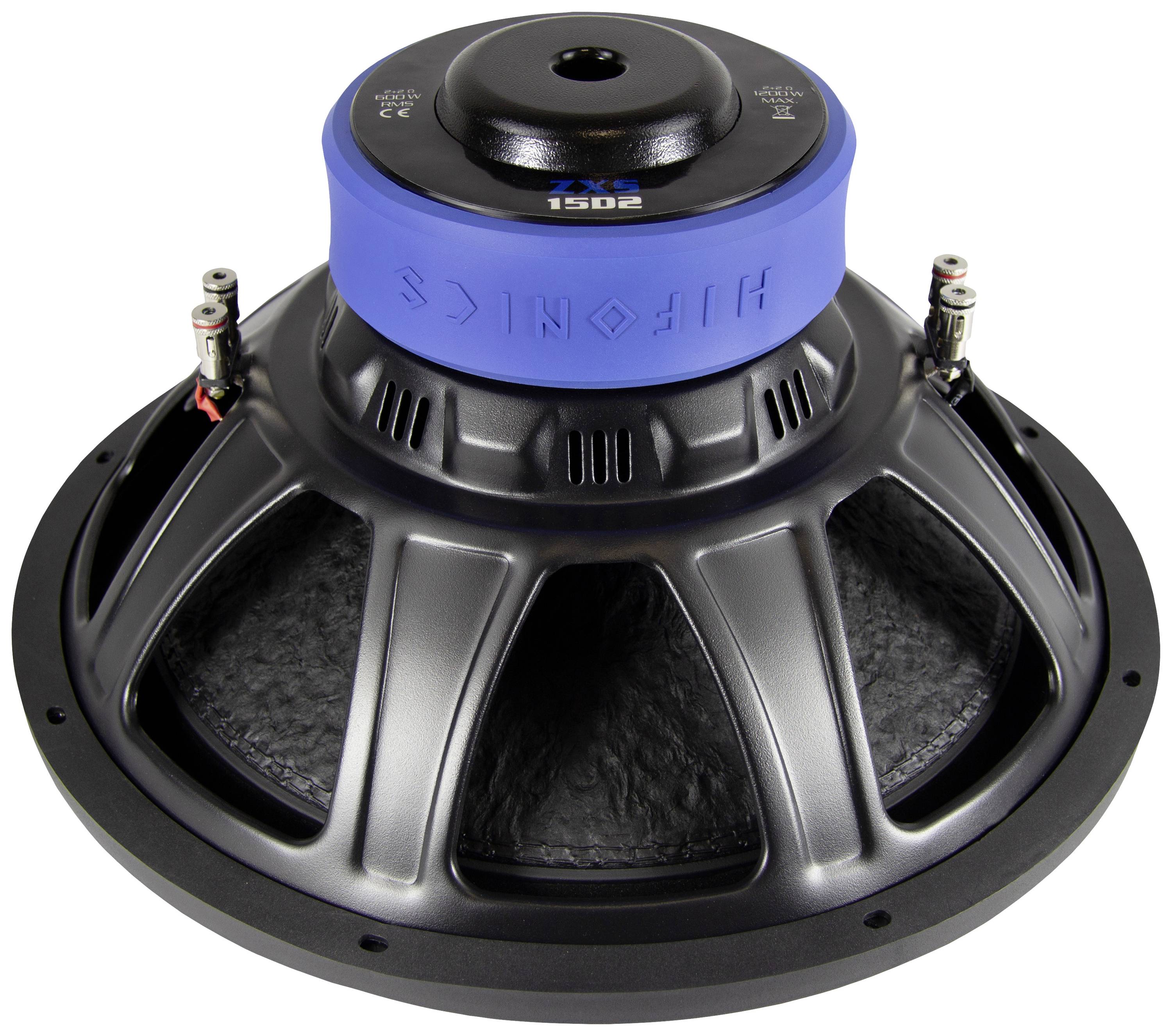 Hifonics ZXS15D2 Auto-Subwoofer passiv 1200 W 2 Ω, 2 Ω