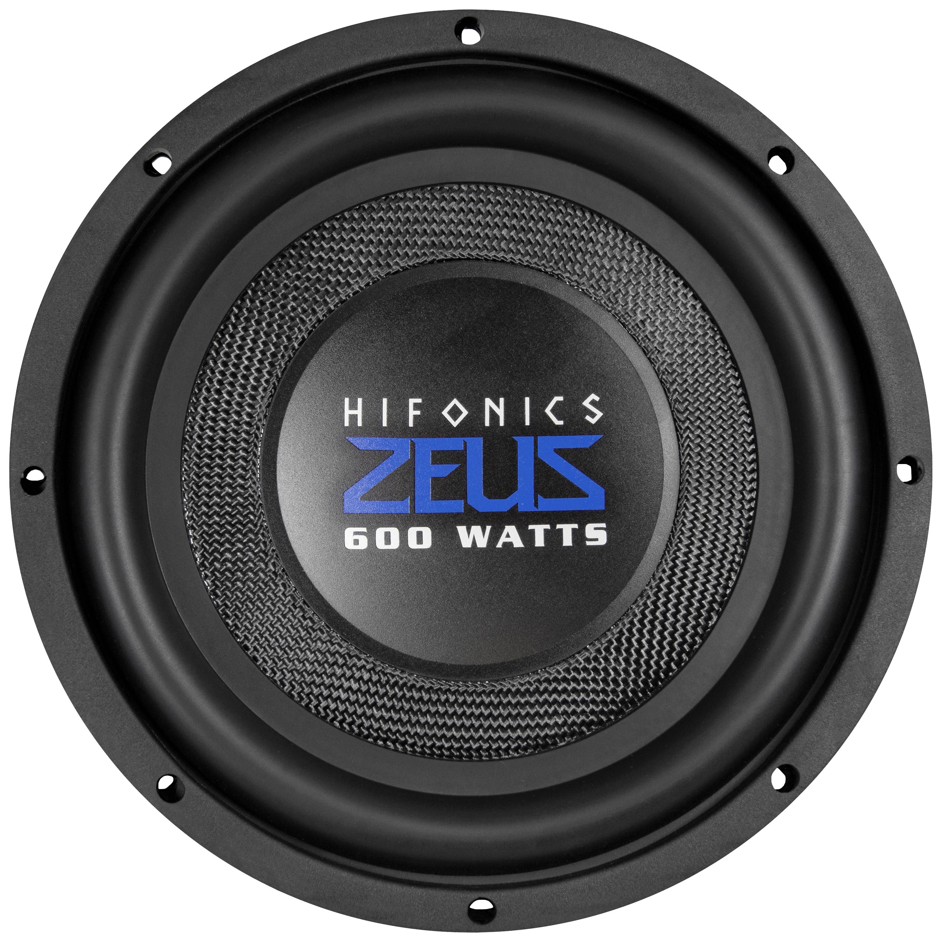 Hifonics ZST10D2 Auto-Subwoofer passiv 600 W 2 Ω, 2 Ω