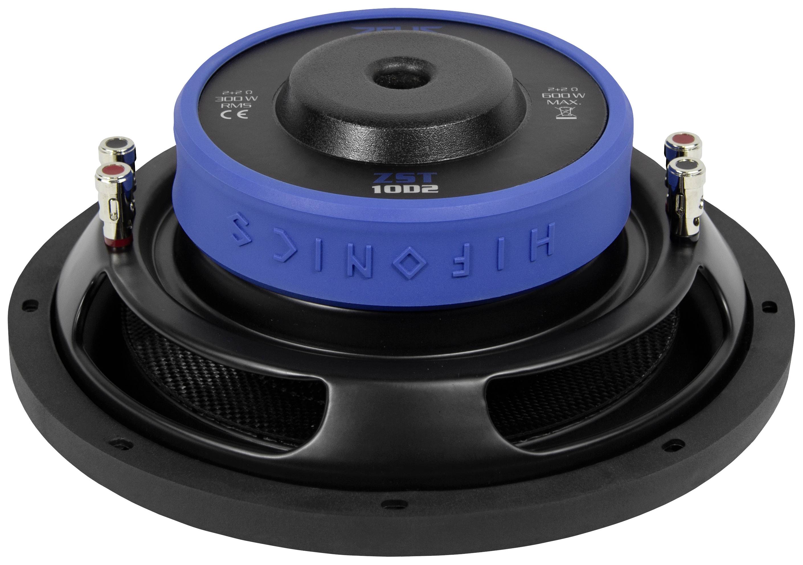 Hifonics ZST10D2 Auto-Subwoofer passiv 600 W 2 Ω, 2 Ω