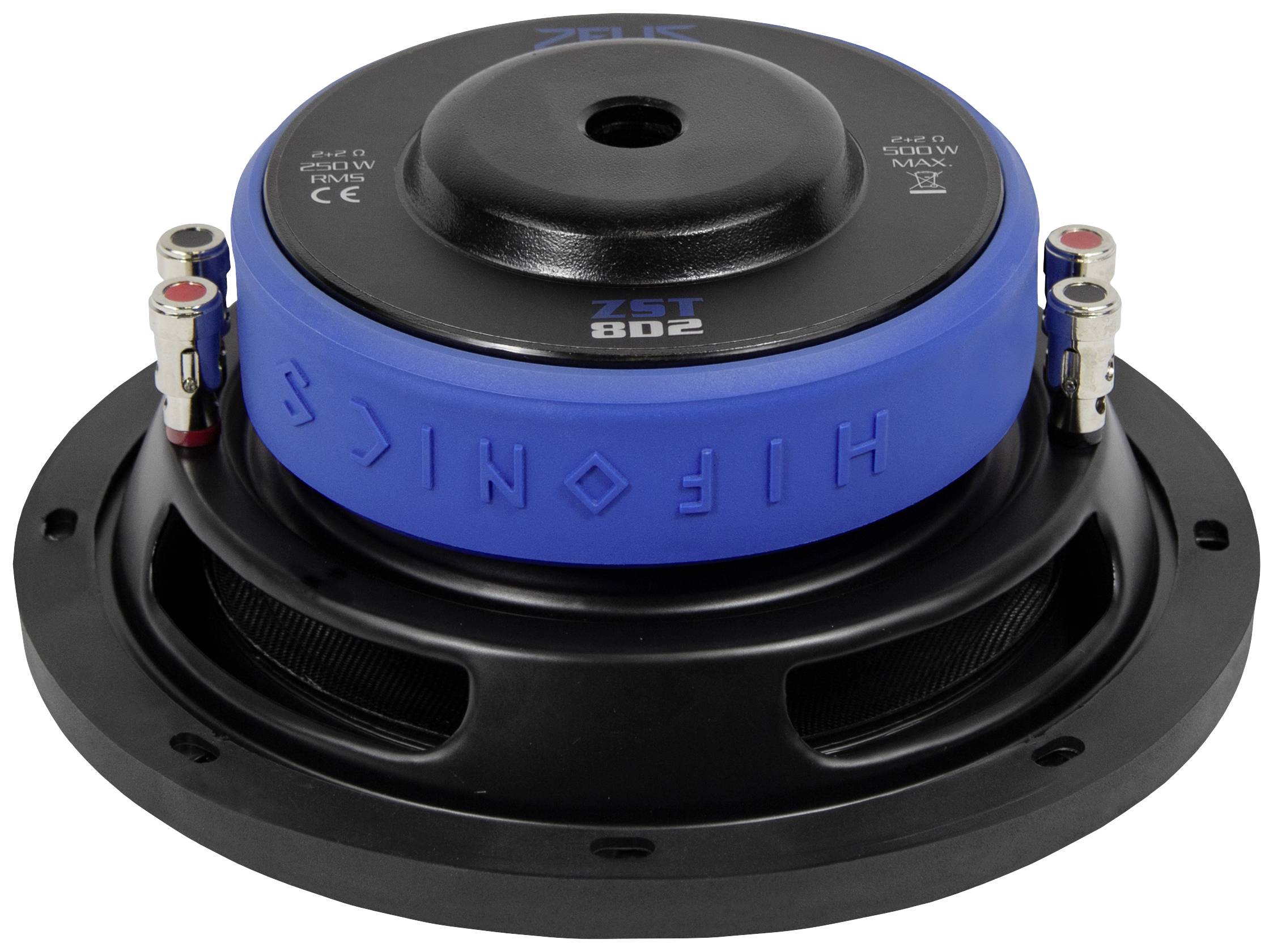 Hifonics ZST8D2 Auto-Subwoofer passiv 500 W 2 Ω, 2 Ω