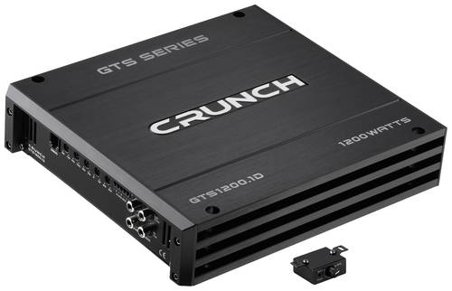 Crunch GTS1200.1D 1 Kanal Digital Endstufe 1200W Lautstärke Bass Höhen Regelung Passend für (Au  - Onlineshop Voelkner
