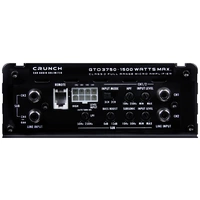 Crunch GTO3750 2-Kanal Endstufe 1000W Lautstärke-/Bass-/Höhen-Regelung Passend für (Auto-Marke): Universal Crunch GTO3750 2-Kanal Endstufe 1000W Lautstärke-/Bass-/Höhen-Regelung Passend für (Auto-Marke): Universal