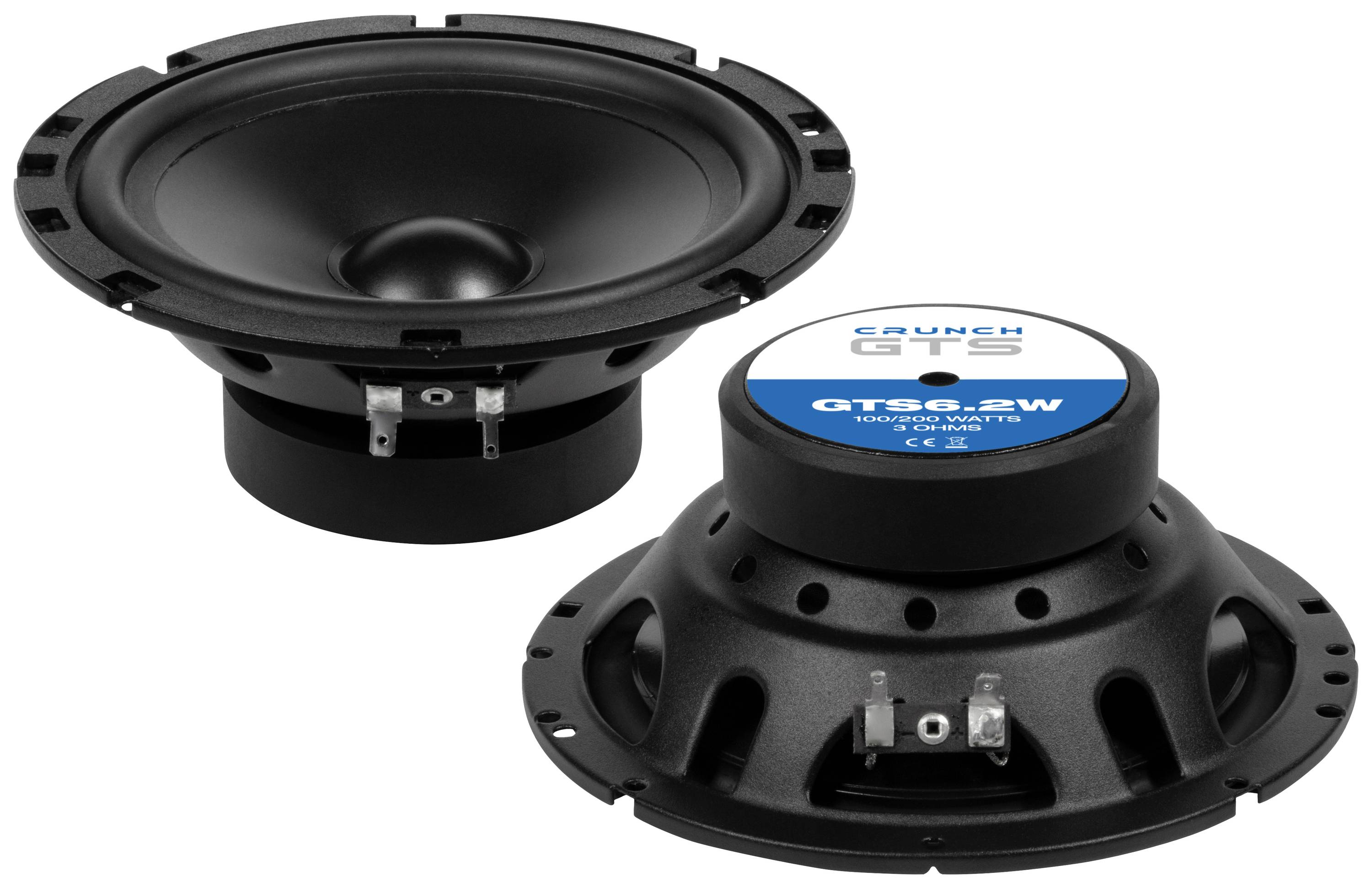 Crunch GTS6.2W Auto-Subwoofer passiv 200W 3Ω