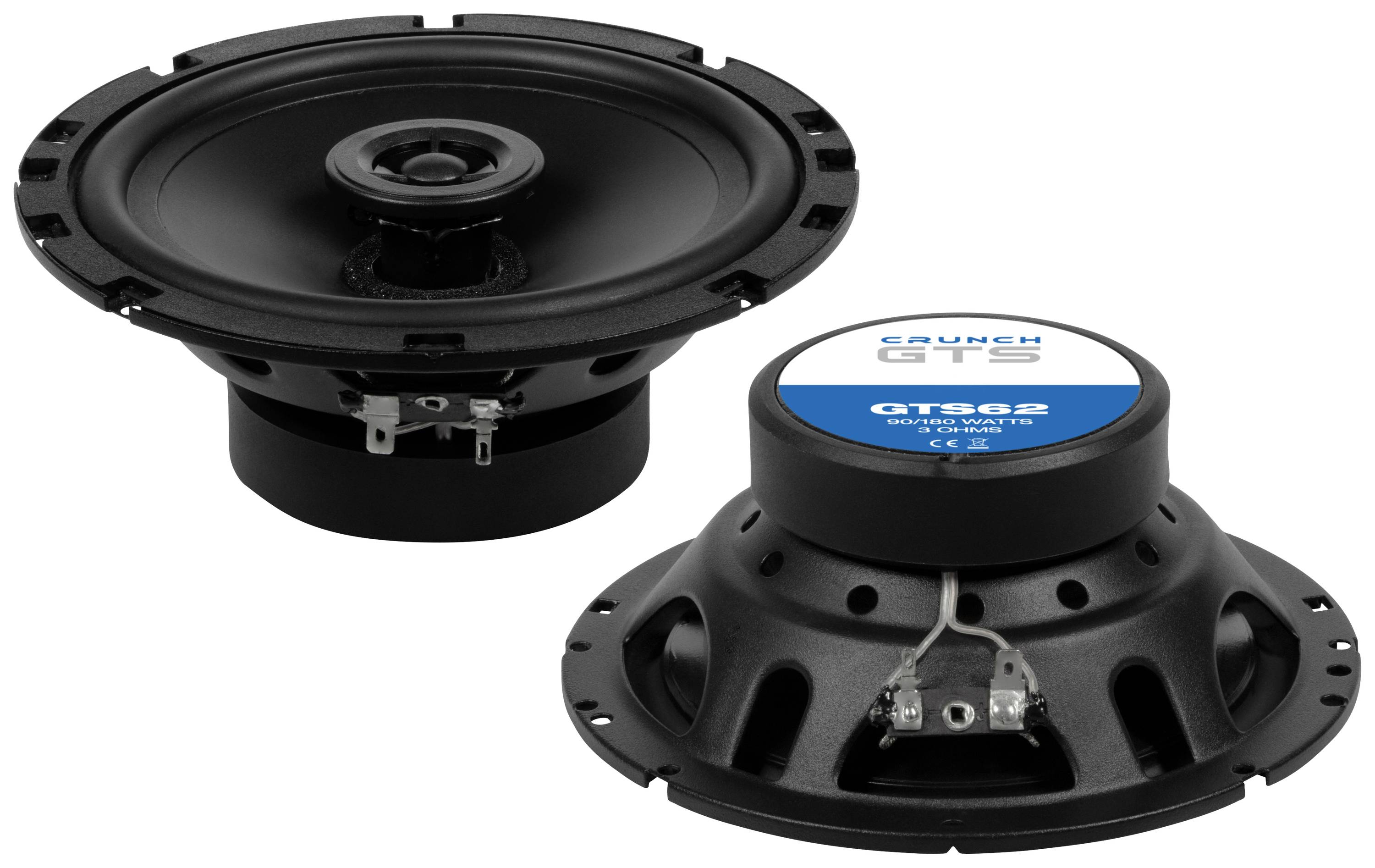 Crunch GTS62 2-Wege Einbau-Lautsprecher 180 W Inhalt: 1 St.