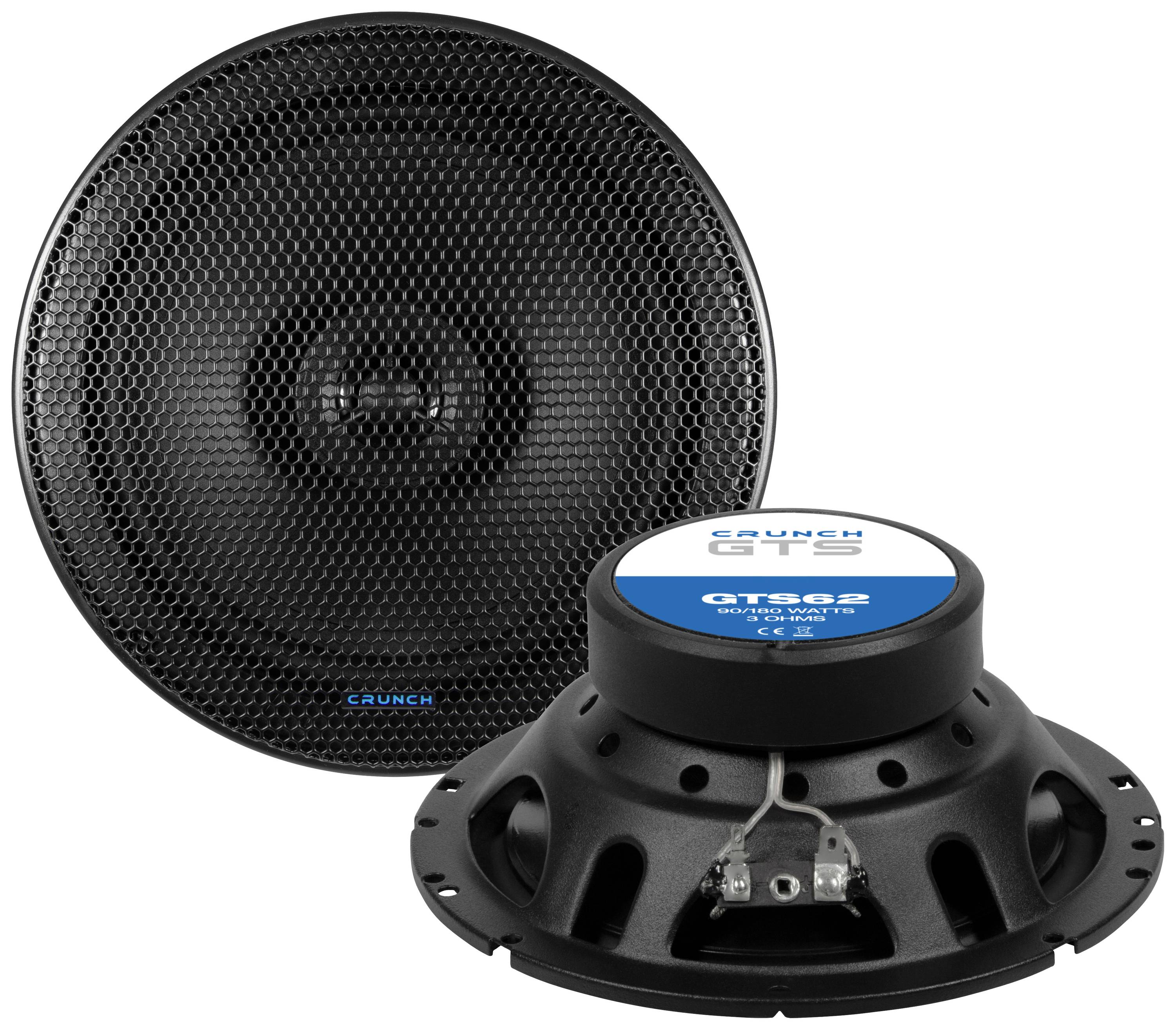 Crunch GTS62 2-Wege Einbau-Lautsprecher 180 W Inhalt: 1 St.