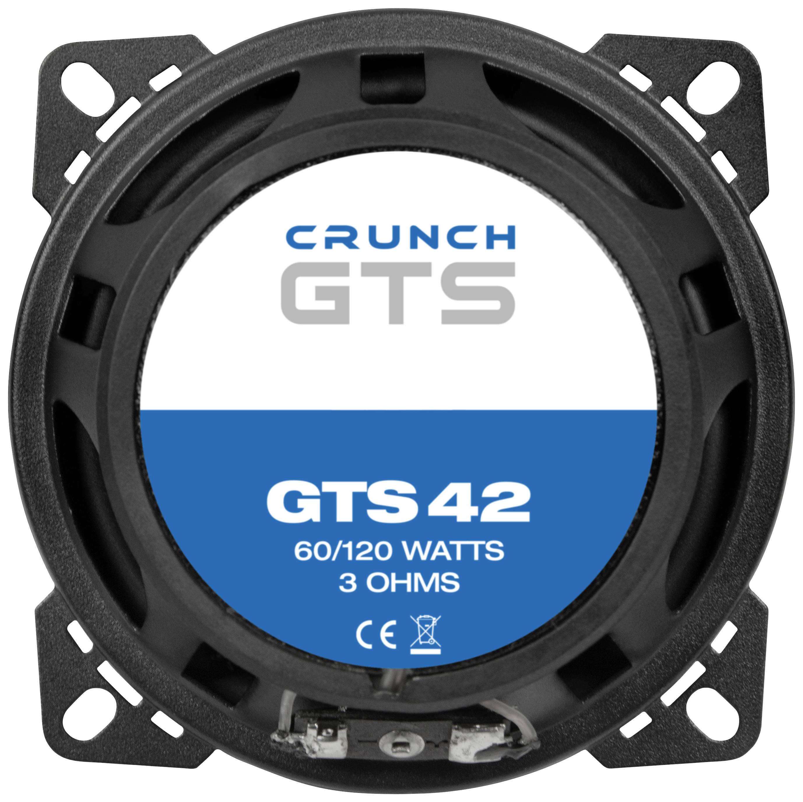 Crunch GTS42 2-Wege Einbau-Lautsprecher 120W Inhalt: 1St.