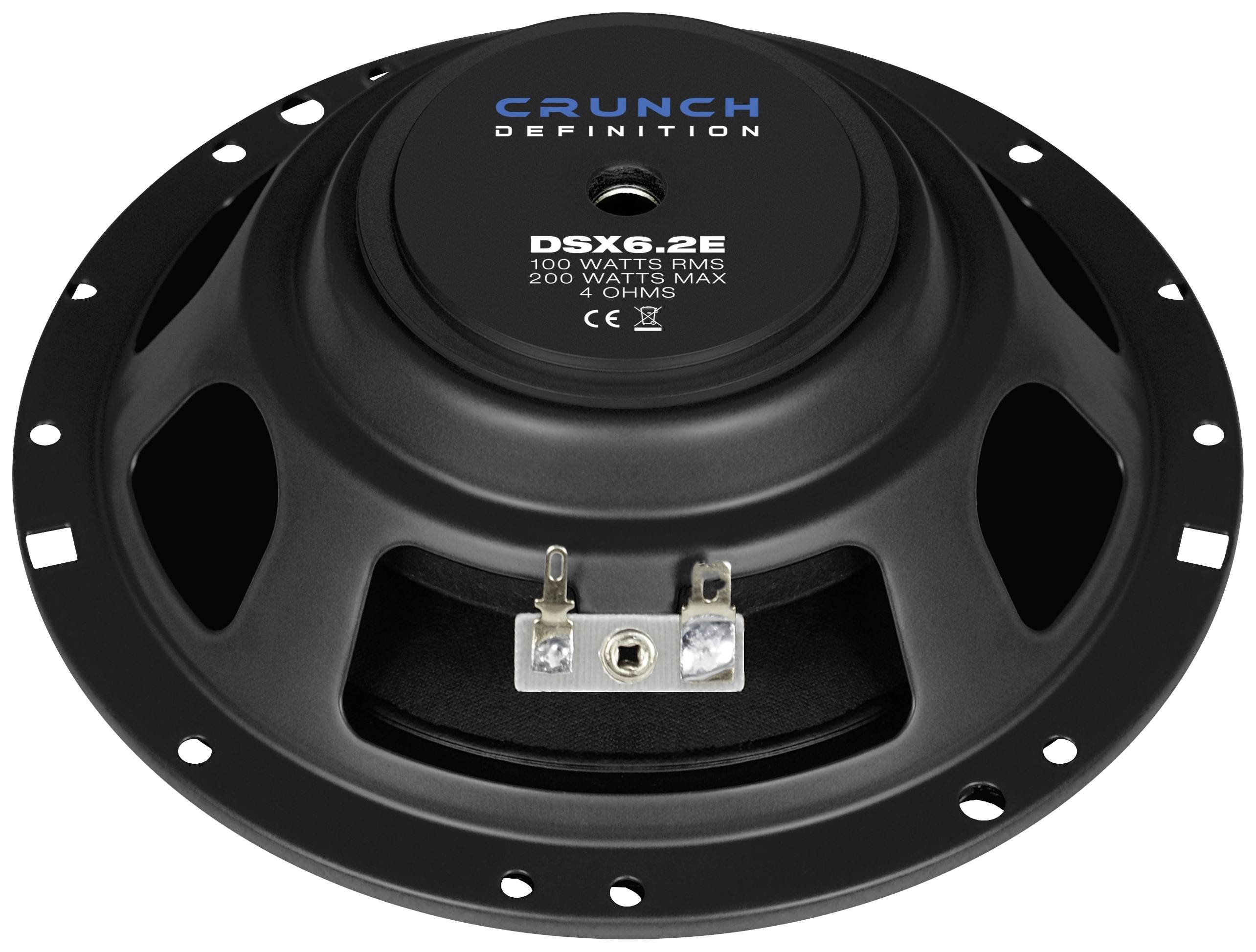 Crunch DSX6.2E 2-Wege Set Einbau-Lautsprecher 200 W Inhalt: 1 St.