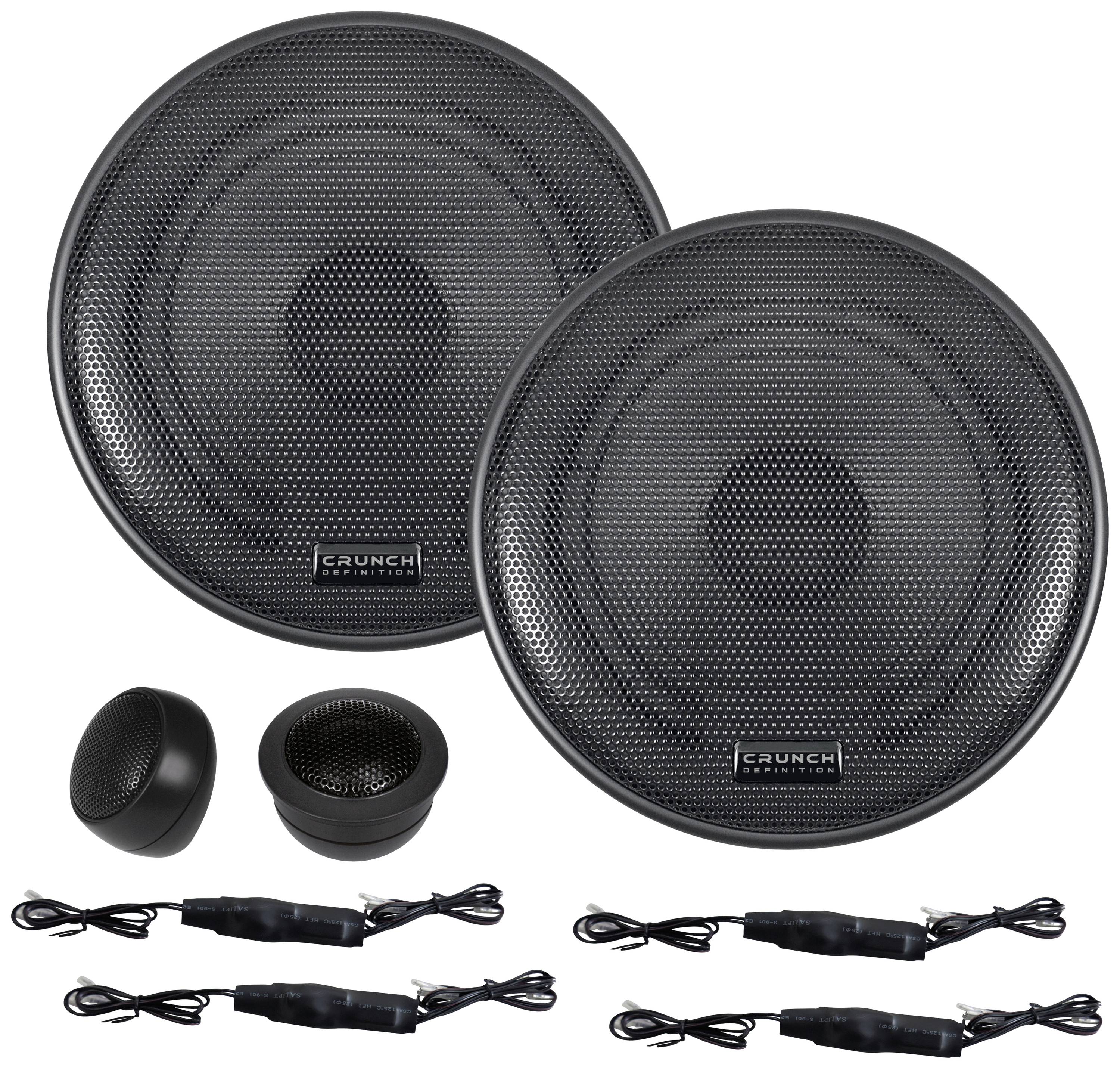 Crunch DSX5.2E 2-Wege Set Einbau-Lautsprecher 160 W Inhalt: 1 St.