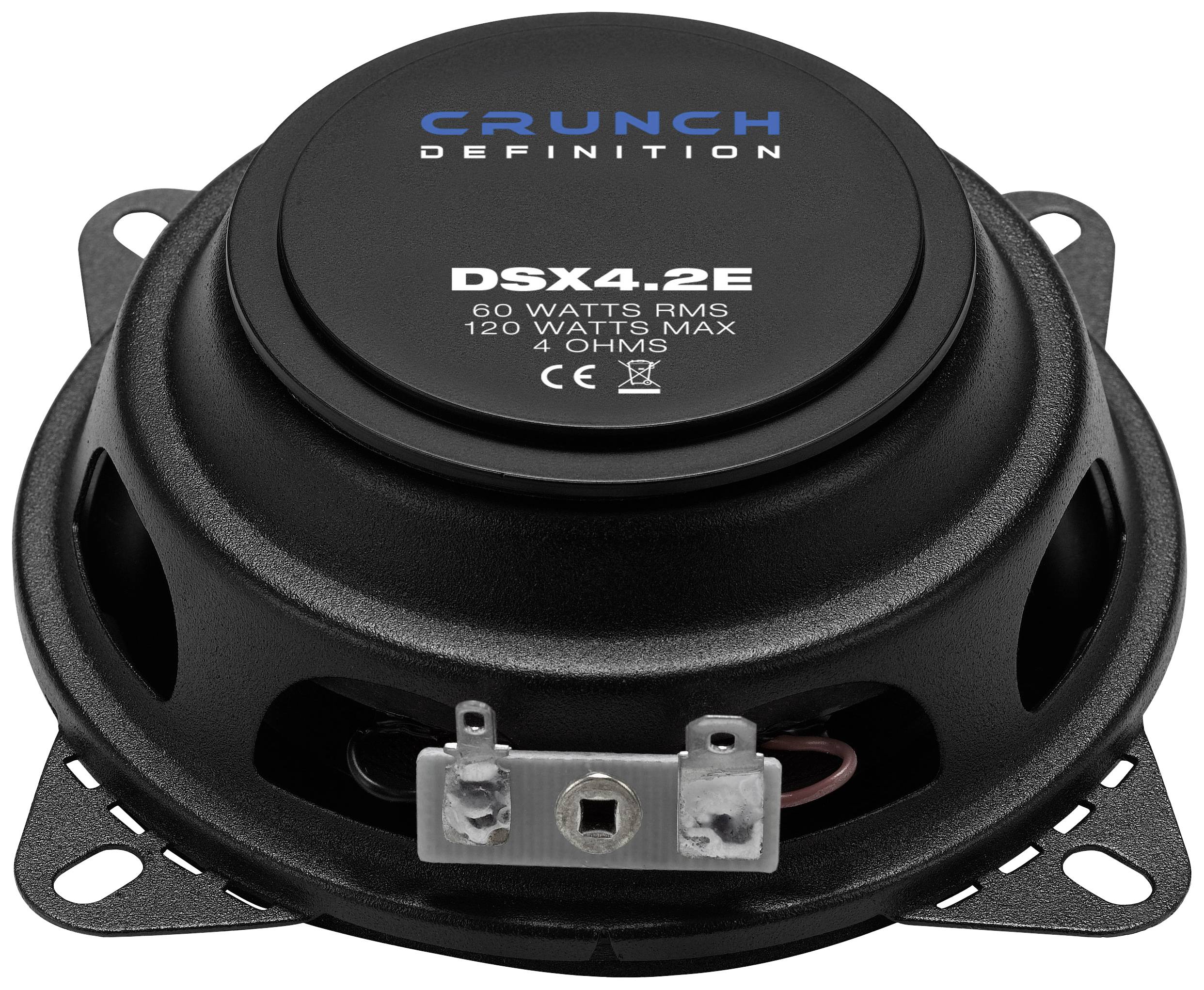 Crunch DSX4.2E 2-Wege Set Einbau-Lautsprecher 120W Inhalt: 1St.