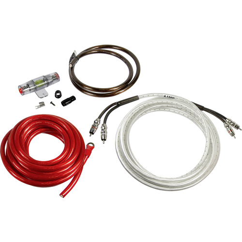Hifonics Jeu de câbles d'alimentation HiFi auto 25 mm², 25 mm², 0.5 mm²
