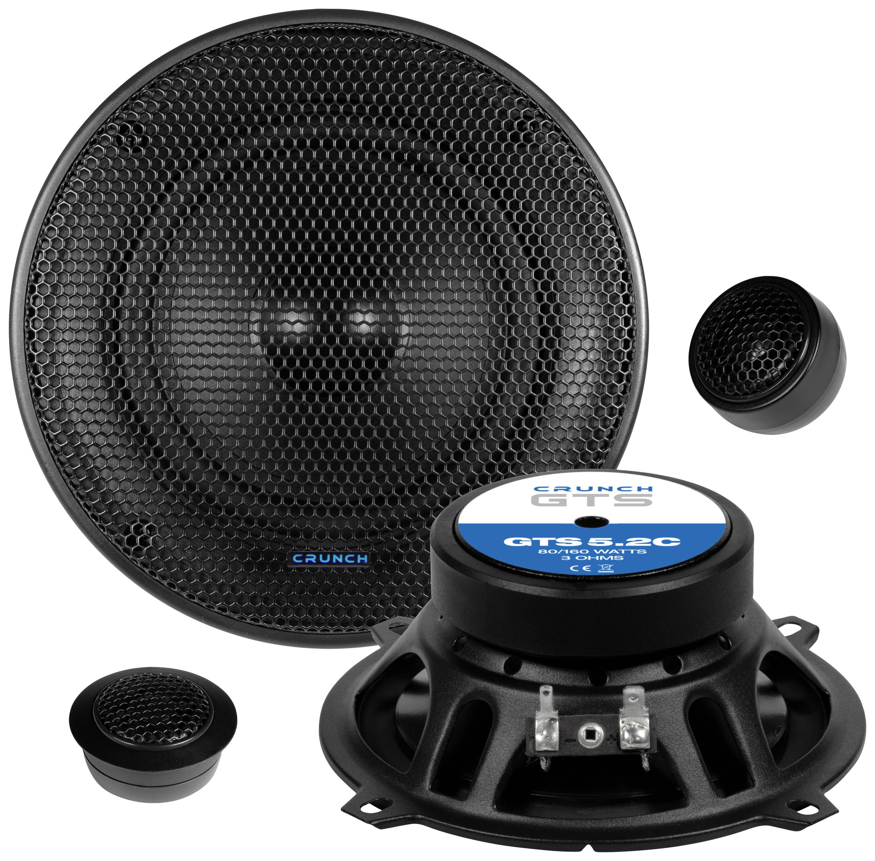 Crunch GTS5.2C 2-Wege Set Einbau-Lautsprecher 160 W Inhalt: 1 St.