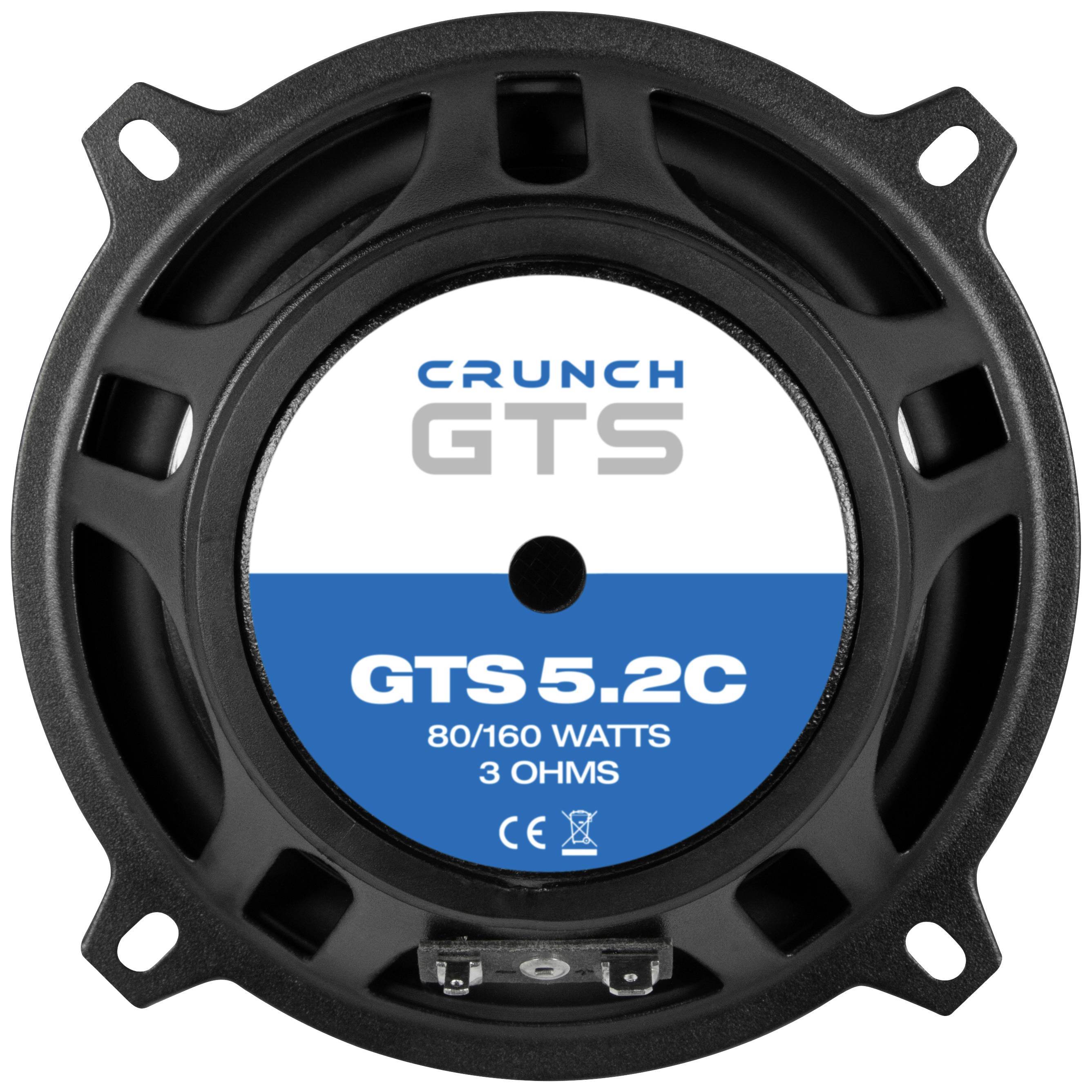 Crunch GTS5.2C 2-Wege Set Einbau-Lautsprecher 160 W Inhalt: 1 St.