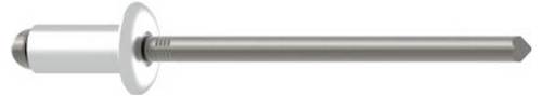 1433487 Blindniet Nietschaft d x l 4 x 10 mm Aluminium   Stahl 500 Stück - Gesipa