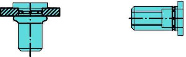 Gesipa 1464837 Blindnietmutter (Ø x L) 11mm x 20mm M8 Edelstahl 25St.