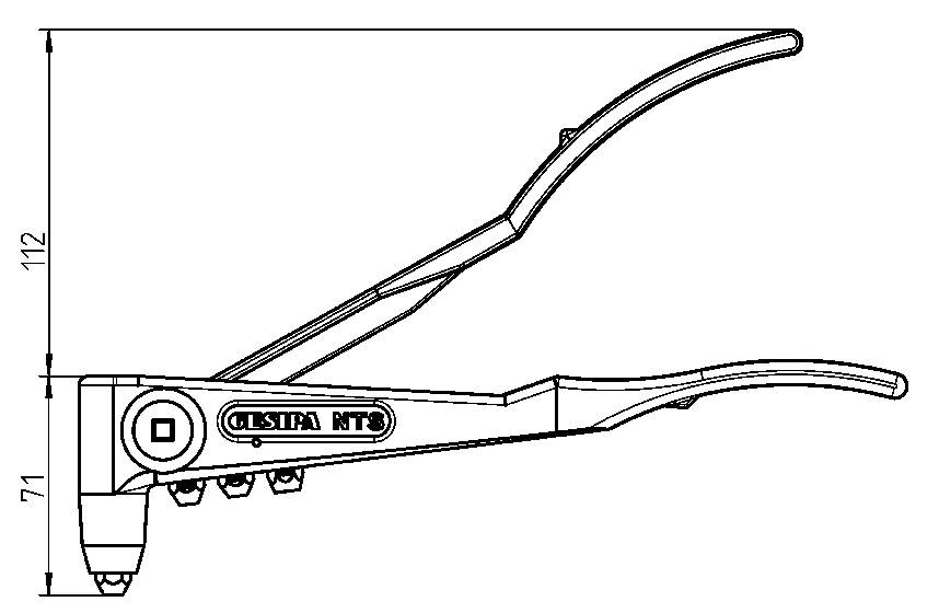 Gesipa 1435461 Blindnietzangen-Set 315 mm 1 St.