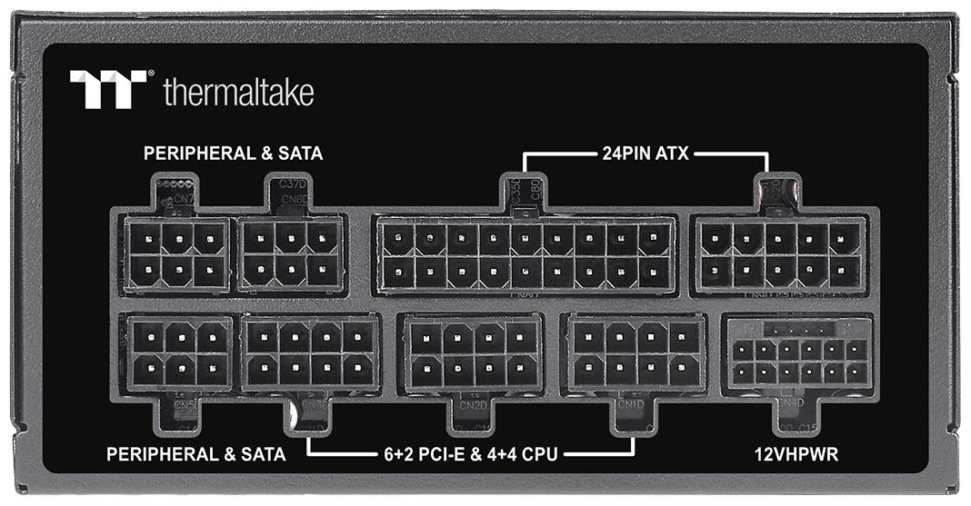 Thermaltake PS-STP-0850FNFAGE-1 PC Netzteil 850 W ATX 80PLUS® Gold