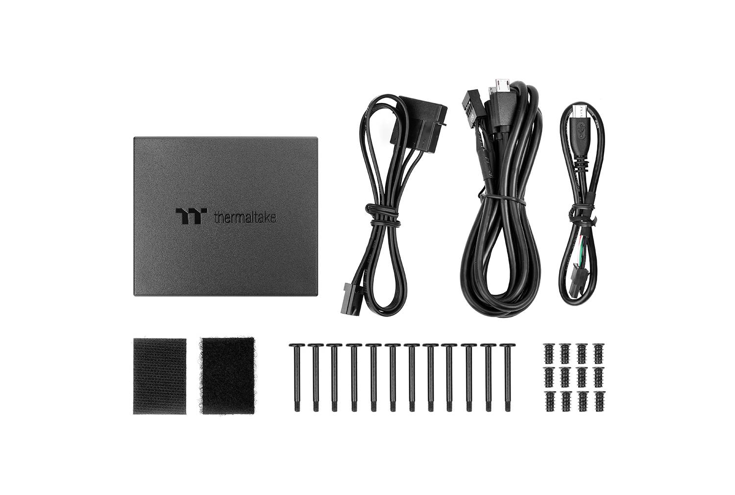 Thermaltake CL-F136-PL14SW-A PC-Gehäuse-Lüfter Transparent, RGB (B x H x T) 140 x 140 x 25 mm inkl. RGB-Beleuchtungssteuerung