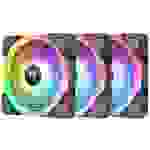 Thermaltake CL-F143-PL12SW-A PC-Gehäuse-Lüfter Schwarz, Transparent, RGB (B x H x T) 120 x 120 x 25
