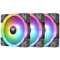 Thermaltake CL-F143-PL12SW-A PC-Gehäuse-Lüfter Schwarz, Transparent, RGB (B x H x T) 120 x 120 x 25 Thermaltake CL-F143-PL12SW-A PC-Gehäuse-Lüfter Schwarz, Transparent, RGB (B x H x T) 120 x 120 x 25