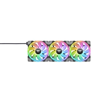 Thermaltake CL-F143-PL12SW-A PC-Gehäuse-Lüfter Schwarz, Transparent, RGB (B x H x T) 120 x 120 x 25 Thermaltake CL-F143-PL12SW-A PC-Gehäuse-Lüfter Schwarz, Transparent, RGB (B x H x T) 120 x 120 x 25