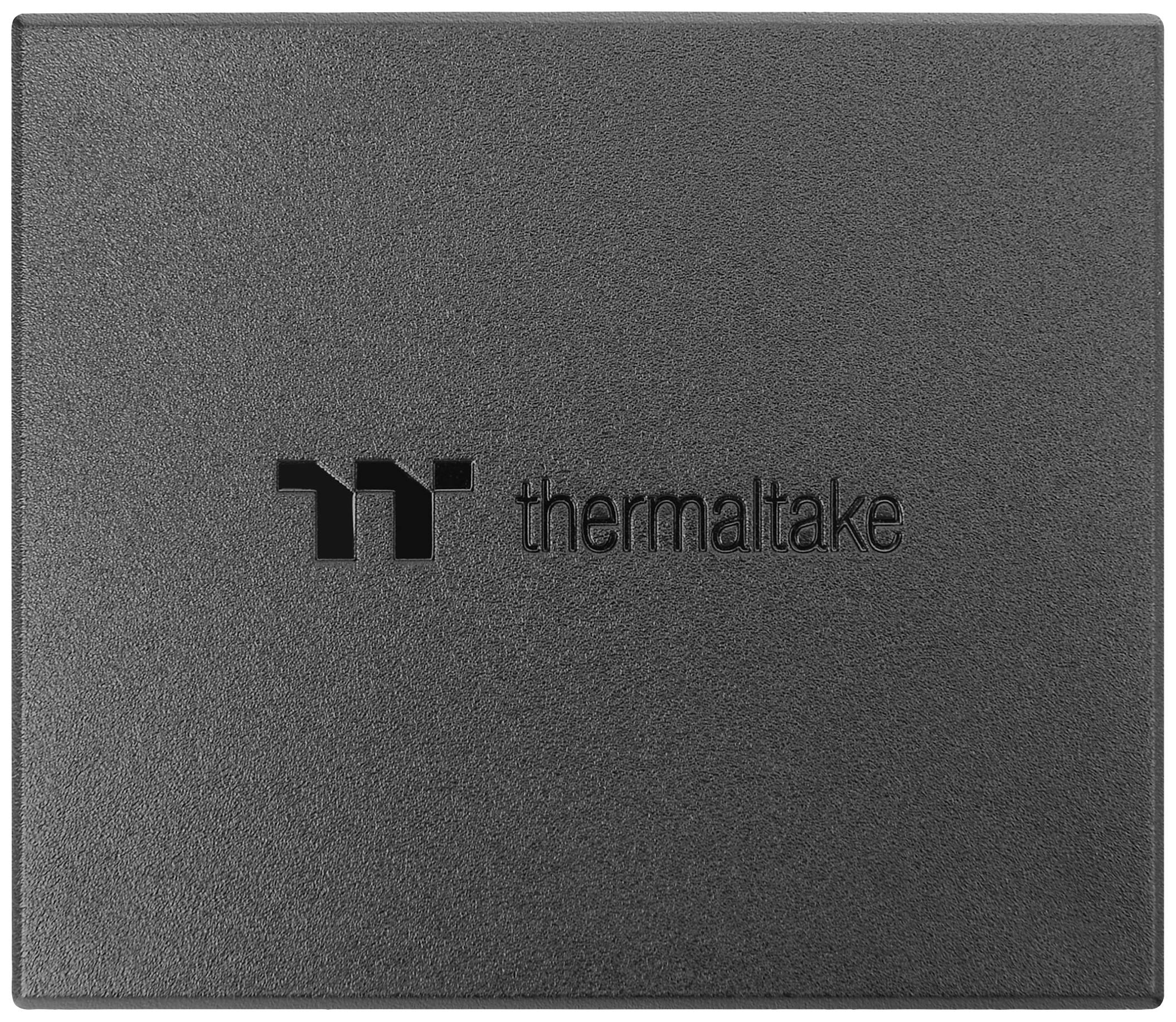 Thermaltake CL-F143-PL12SW-A PC-Gehäuse-Lüfter Schwarz, Transparent, RGB (B x H x T) 120 x 120 x 25mm inkl