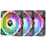 Thermaltake CL-F144-PL14SW-A PC-Gehäuse-Lüfter Schwarz, Transparent, RGB (B x H x T) 140 x 140 x 25