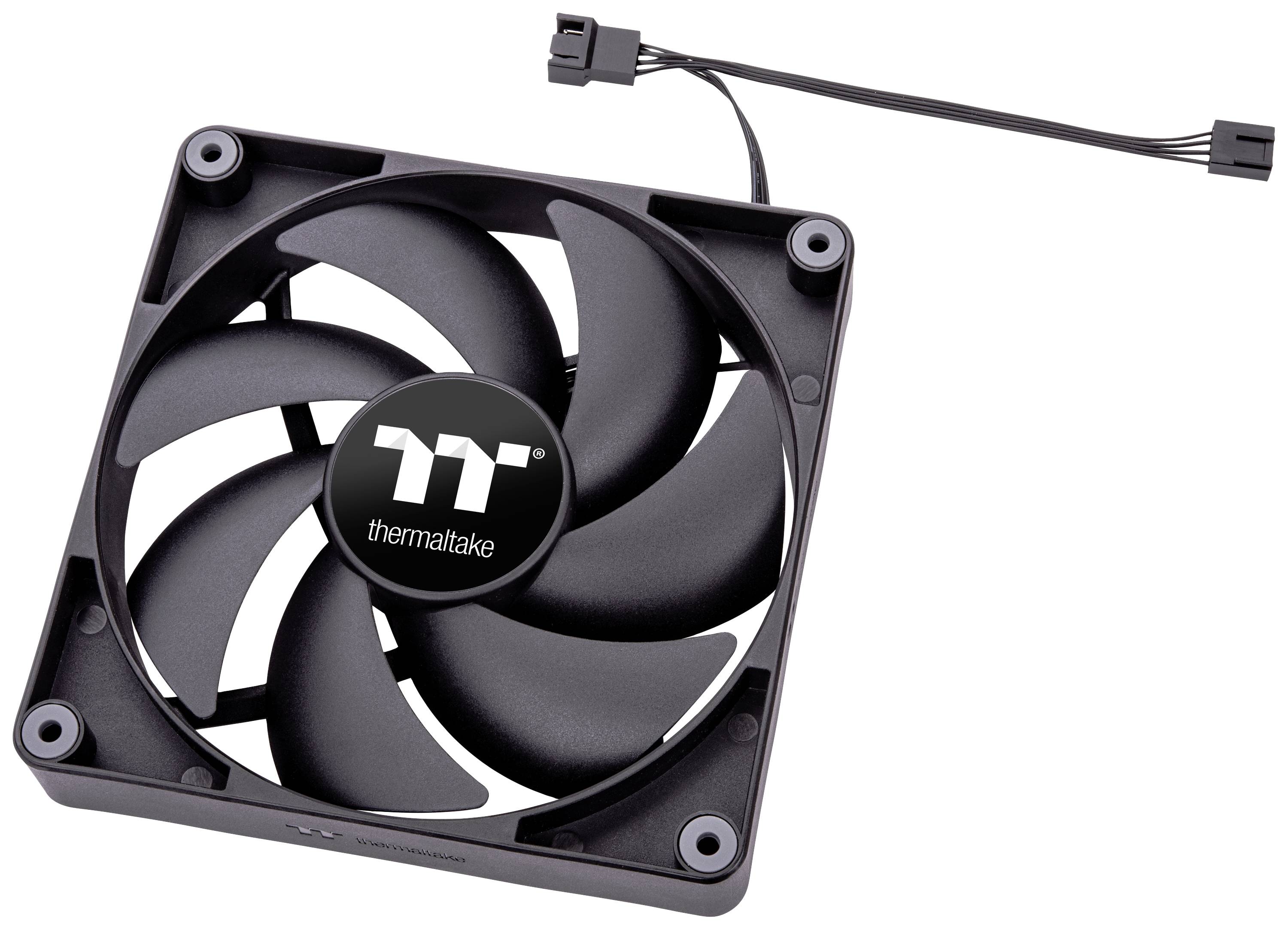 Thermaltake CL-F148-PL14BL-A PC-Gehäuse-Lüfter Schwarz (B x H x T) 140 x 140 x 25mm