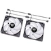 Thermaltake CL-F149-PL12SW-A PC-Gehäuse-Lüfter Schwarz, Transparent, RGB (B x H x T) 120 x 120 x 25 Thermaltake CL-F149-PL12SW-A PC-Gehäuse-Lüfter Schwarz, Transparent, RGB (B x H x T) 120 x 120 x 25