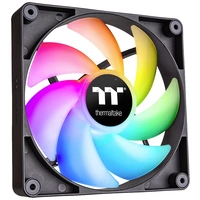 Thermaltake CL-F149-PL12SW-A PC-Gehäuse-Lüfter Schwarz, Transparent, RGB (B x H x T) 120 x 120 x 25 Thermaltake CL-F149-PL12SW-A PC-Gehäuse-Lüfter Schwarz, Transparent, RGB (B x H x T) 120 x 120 x 25