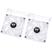 Thermaltake CL-F153-PL12SW-A PC-Gehäuse-Lüfter Weiß, Transparent, RGB (B x H x T) 120 x 120 x 25mm Thermaltake CL-F153-PL12SW-A PC-Gehäuse-Lüfter Weiß, Transparent, RGB (B x H x T) 120 x 120 x 25mm