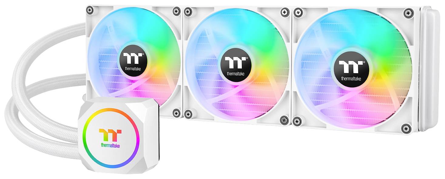 Thermaltake TH420 ARGB Sync - Snow Edition - Prozessor-Flüssigkeitskühlsystem - (für: LGA1156, AM2, AM2+, AM3, LGA1155,